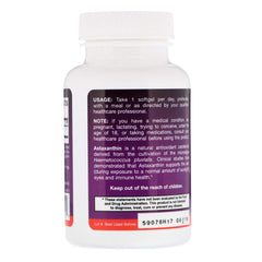Jarrow Formulas persona tomando un softgel con comida, facilita absorción del nutriente