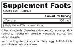Jarrow Formulas panel nutricional y uso sugerido para referencia rápida