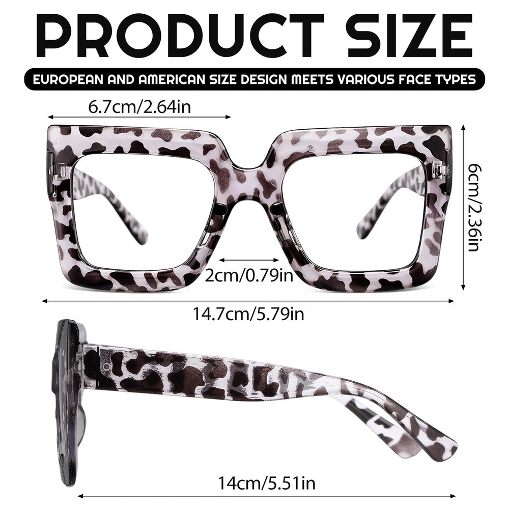 JATEBI etiqueta de lentes mostrando filtro de luz azul y protección UV400