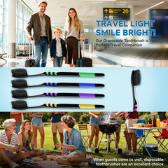 JBEIJIAN cepillo dentro de neceser de viaje demostrando conveniencia y ahorro de espacio