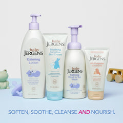 Jergens etiqueta con ingredientes claros que transmiten confianza y transparencia