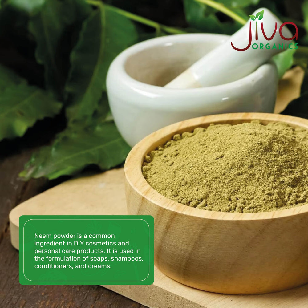 Jiva Organics bolsa de 1.5 lb al lado de una cuchara para comparar tamaño