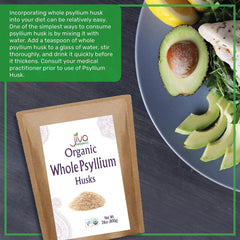 Jiva Organics vaso con batido espeso para mejorar consistencia