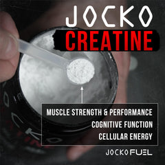 Jocko Fuel mezclado en vaso listo para beber y rápida absorción