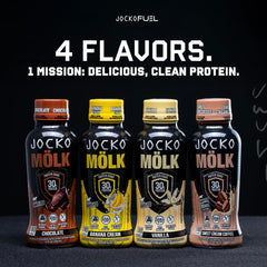 Jocko Fuel Mölk en manos en el gimnasio ofreciendo recuperación portátil