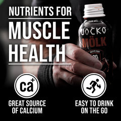 Jocko Fuel Mölk comparación de tamaño en mano, volumen portable y cómodo