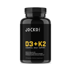 Jocko Fuel envase frontal del suplemento mostrando nombre y diseño claro