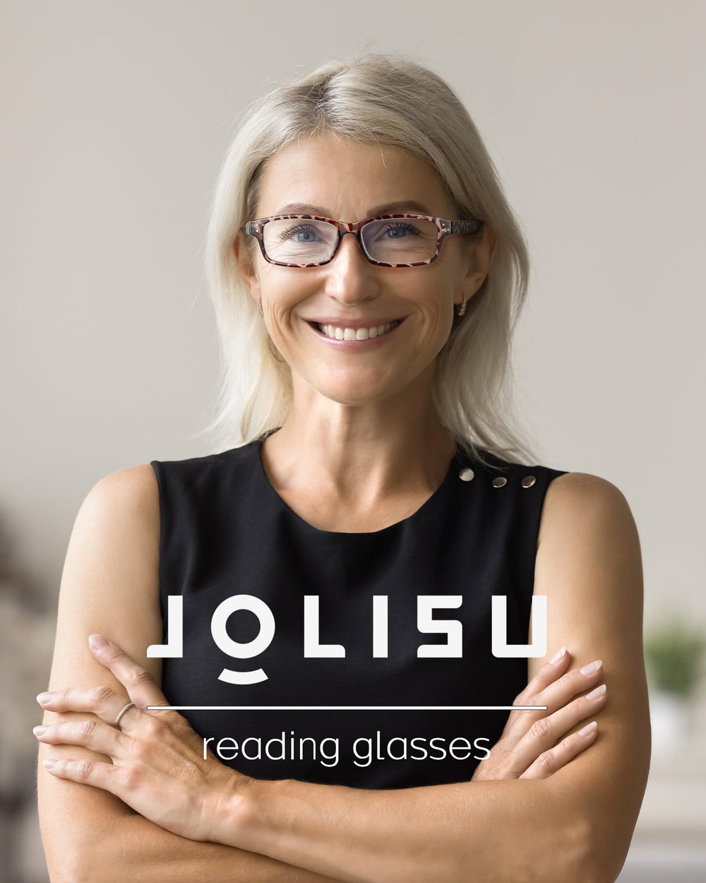JOLISU comparación de tamaño junto a mano para visualizar escala y portabilidad
