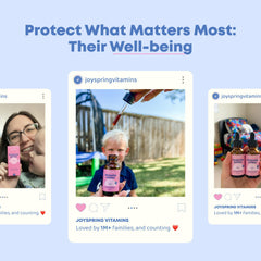 JoySpring etiqueta con lista de ingredientes y ventaja clara