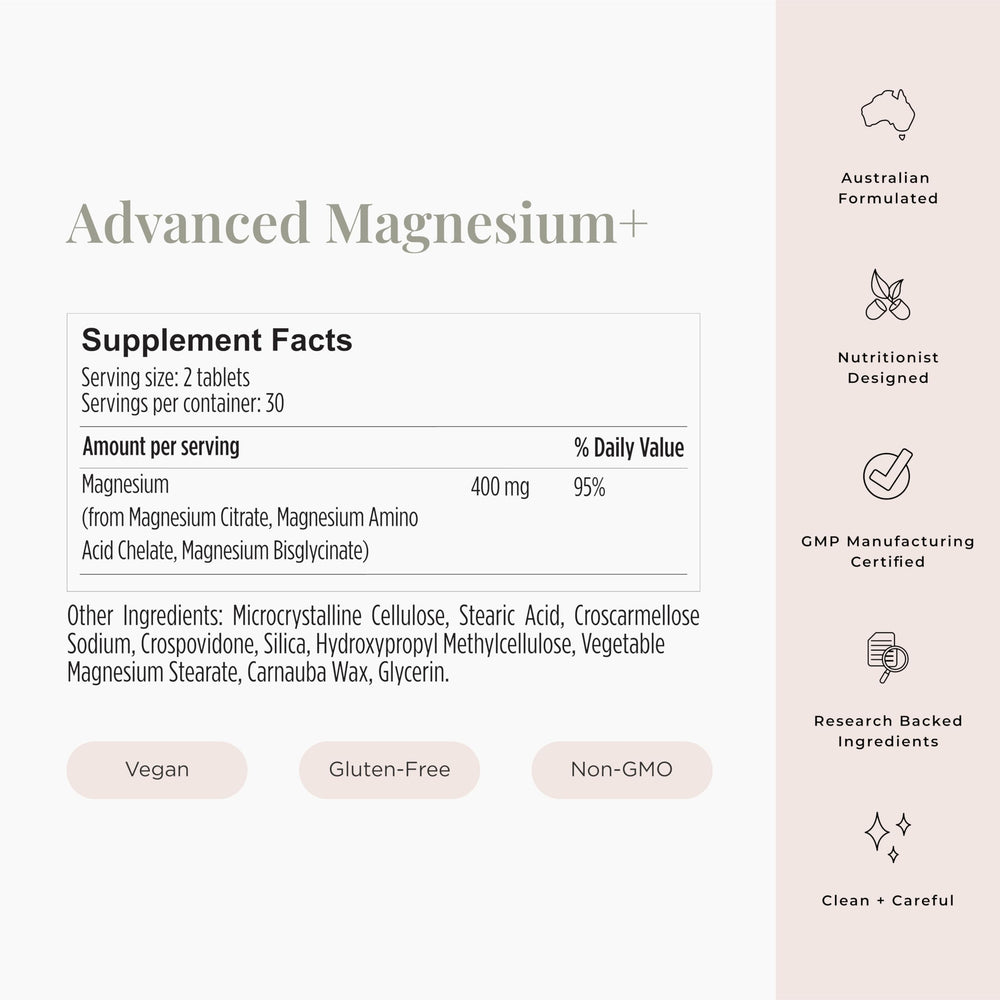 JSHealth Magnesio Avanzado: tabletas-en-aroma-relajante para bienestar diario.