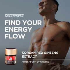 JUNG KWAN JANG textura pastosa de ginseng, detalle que muestra pureza