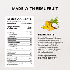 JUST INGREDIENTS mezclado en botella, hidratación rápida durante ejercicio