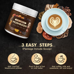 Batido nutritivo con JUYIHEAL mostrando mezcla versátil y beneficio para bienestar