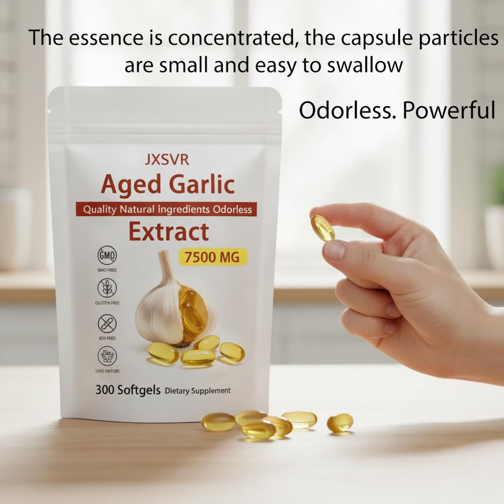 JXSVR Ajo envejecido sin olor como parte de la rutina diaria de bienestar.