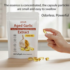 JXSVR Ajo envejecido sin olor como parte de la rutina diaria de bienestar.