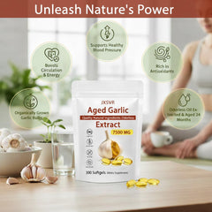 JXSVR Caja del producto Ajo Envejecido para almacenamiento seguro.