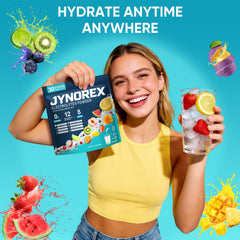 Muestra de sabores JYNOREX para elegir variedad sin azúcar