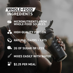 Kaged Clean Meal carbohidratos lentos de avena para energía sostenida