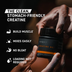 Tapa hermética del bote de Creatine HCl para sellado seguro.