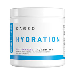 Kaged Daily Hydration, bote de polvo, mejora la hidratación durante el entrenamiento.