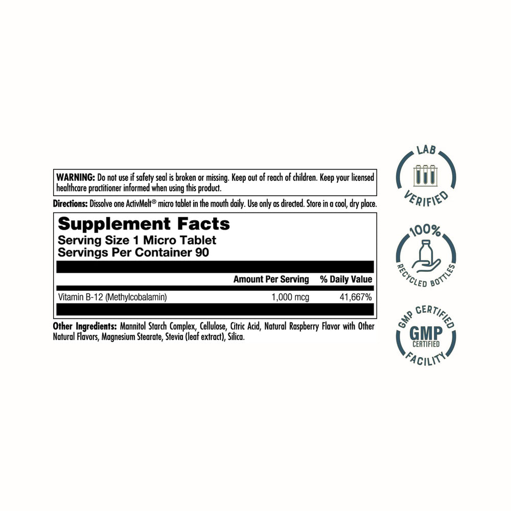 KAL detalle de la micro tableta mostrando la textura y facilidad de disolución