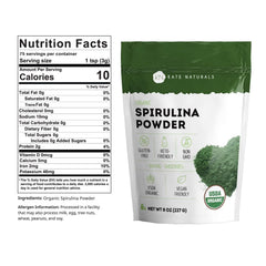 Kate Naturals etiqueta con certificaciones USDA Organic y Non-GMO