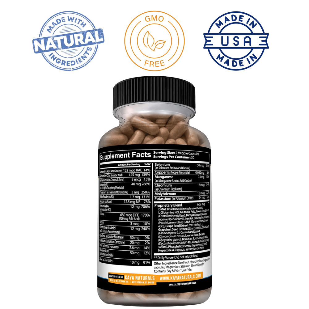 Kaya Naturals cápsulas textura cercana que ilustra calidad y pureza