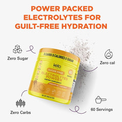 Keto Vitals etiqueta nutricional destacando electrolitos clave