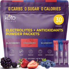 Keto Vitals frente del paquete mostrando presentación y beneficios