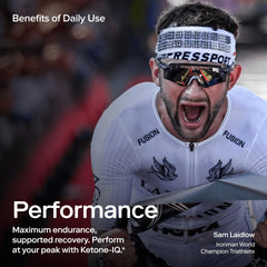 Ketone-IQ shot en mano mostrando escala y conveniencia para llevar