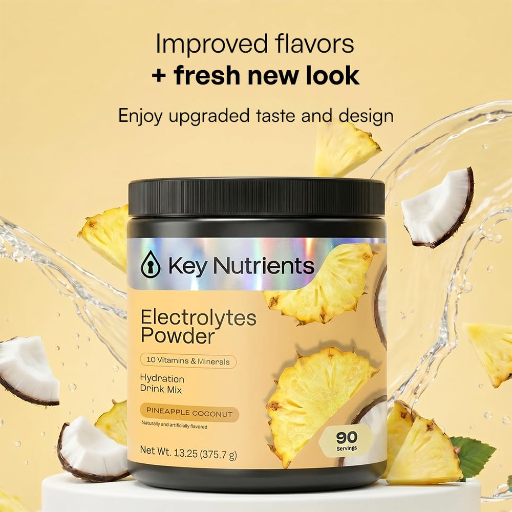 KEY NUTRIENTS textura del polvo para mezclar rápidamente sin grumos