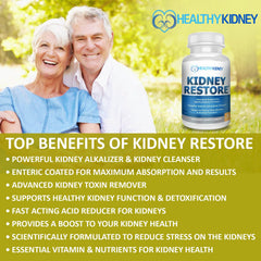 Kidney Restore cápsulas en primer plano, fácil administración y absorción