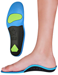 KidSole vista frontal del empaque mostrando la plantilla y talla