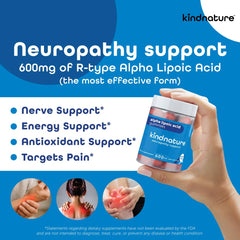 kindnature alfa-lipoico gomitas 600 mg, tomando una gomita, sabor mixto delicioso para el día