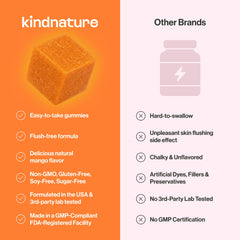 kindnature gomitas dispersas sobre superficie para presentación diaria