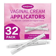 kindshine empaque frontal mostrando 32 aplicadores, almacenamiento seguro