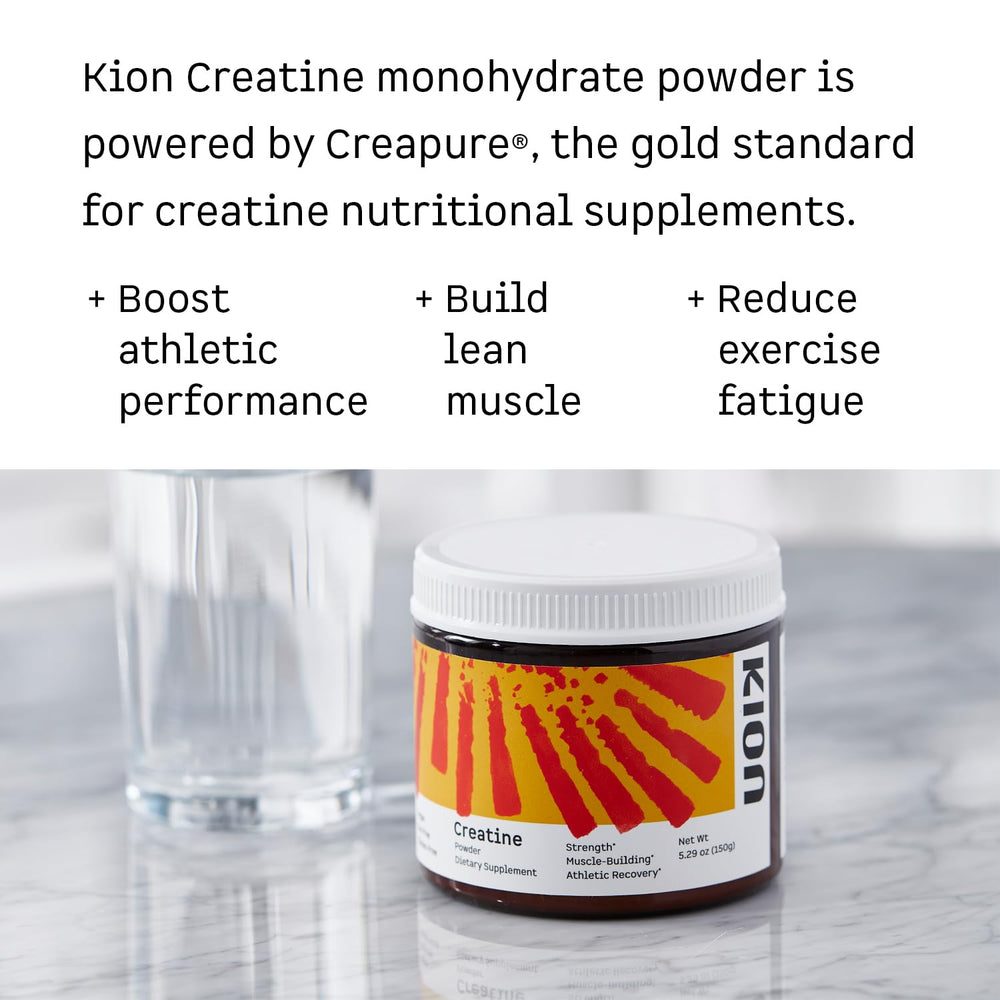 Kion Creatine textura del polvo suelta para mezclar fácilmente