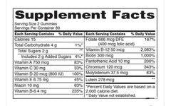 Kirkland Gomitas multivitamínicas en detalle: gomitas suaves y sabor natural.