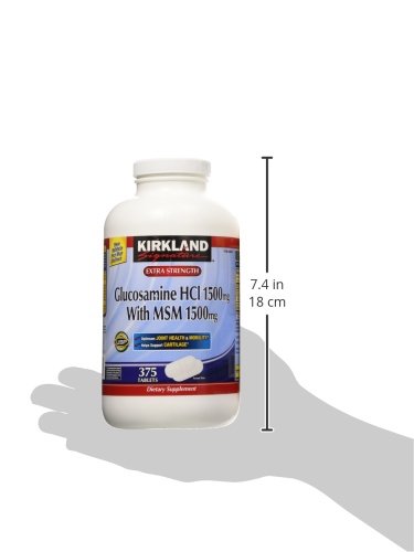 Tabletas de Kirkland Signature Glucosamina MSM para uso diario