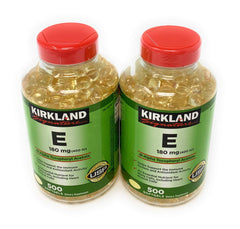 Kirkland Vitamina E 400 unidades en botella, cápsulas suaves para uso diario