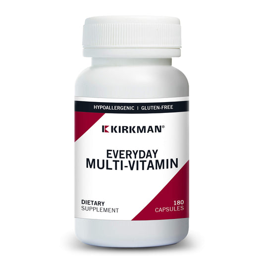 Kirkman multivitamínico diario en frasco, soporte diario de nutrición.