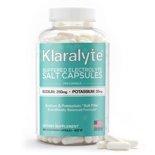Klaralyte envase frontal mostrando 300 cápsulas y beneficio dosificación clara