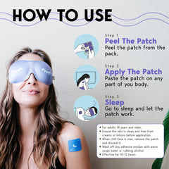 Klova ZSleep parche aplicado en hombro, absorción nocturna cómoda