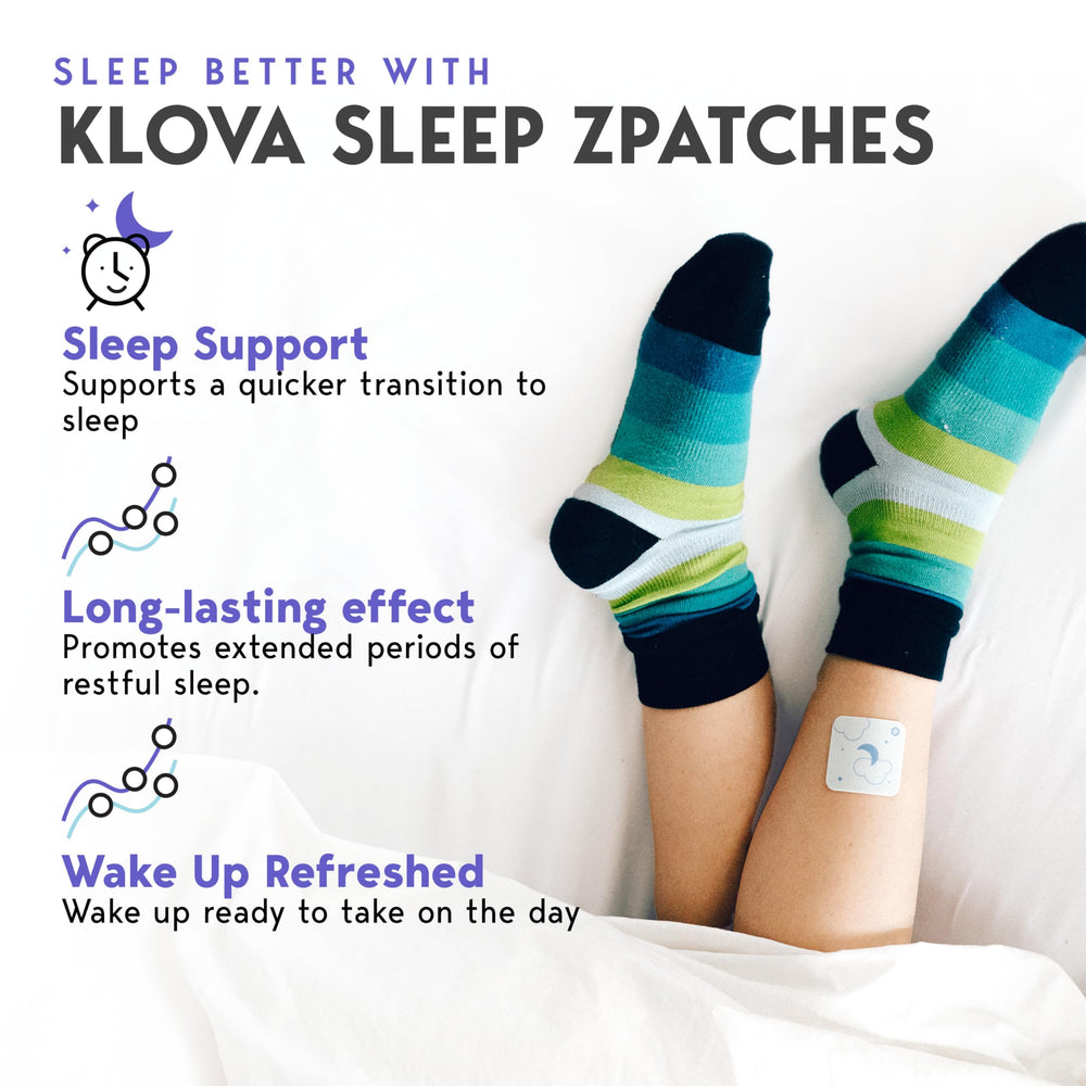 Klova ZSleep ingredientes botánicos mostrados para tranquilidad
