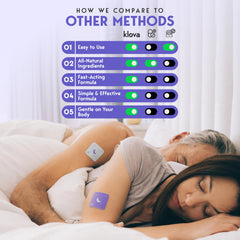 Klova ZSleep primer plano de la textura del parche para absorción