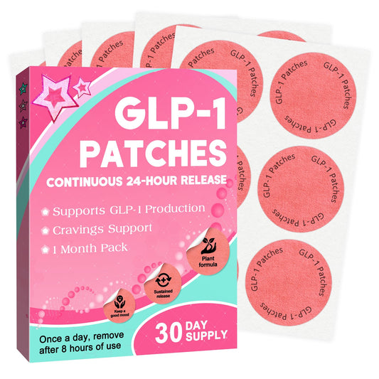 KMLWXD parches GLP-1 en caja de 30 unidades para uso diario.