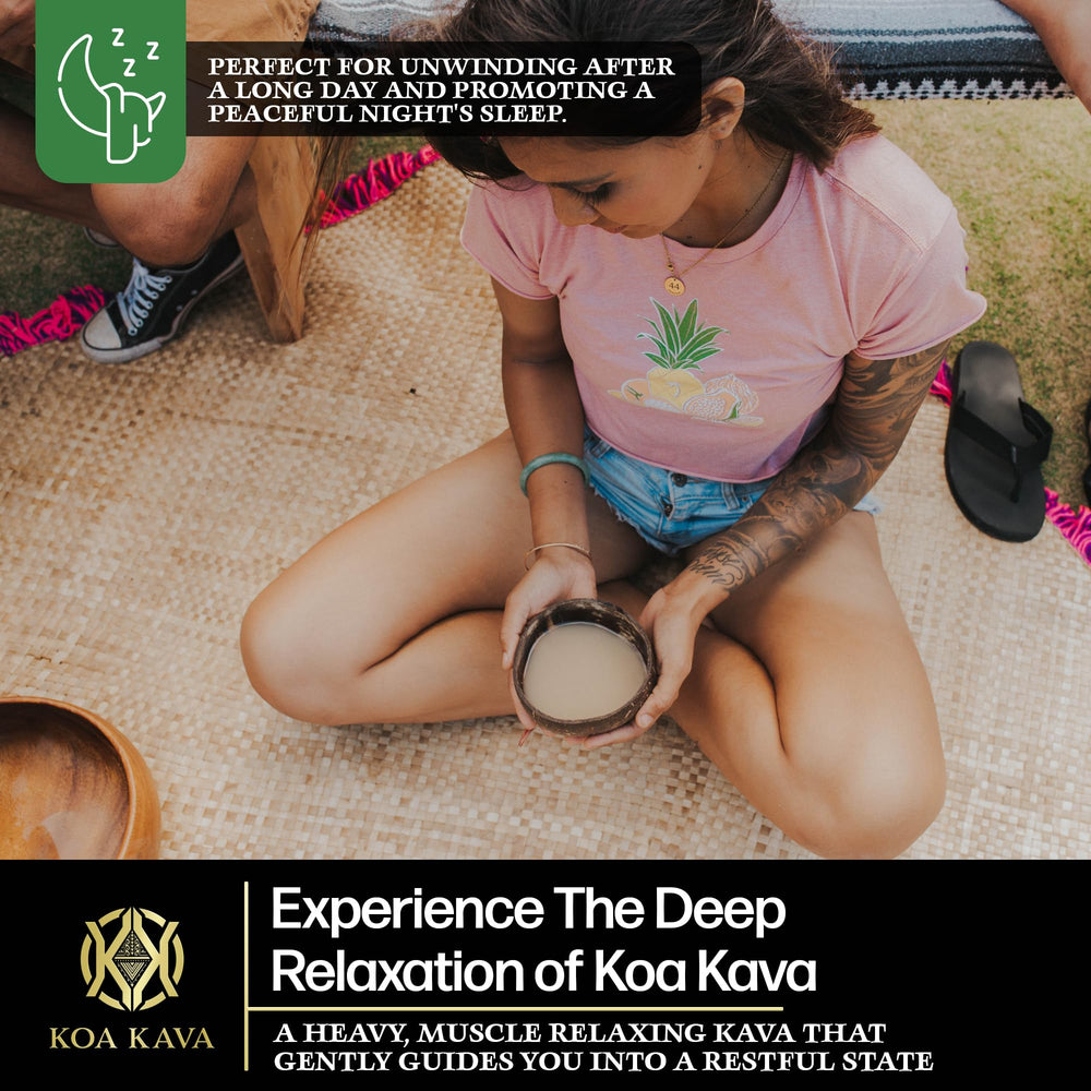 Koa Kava polvo en cuchara para dosificar, facilidad de uso