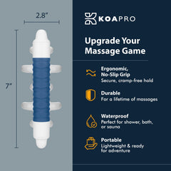 KOA KOAPRO junto a una mano para comparar tamaño y portabilidad
