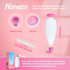 Korisen close-up del material HDPE sin BPA, durable y fácil de esterilizar