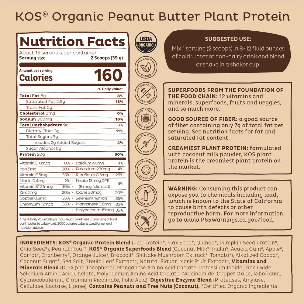 KOS producto en cocina moderna transmitiendo estilo de vida saludable